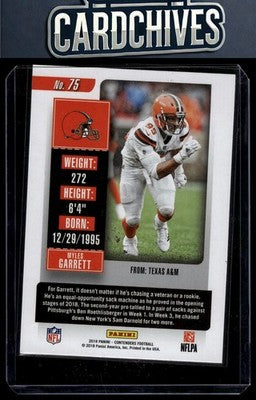 Myles Garrett 2018 Panini Contenders #75