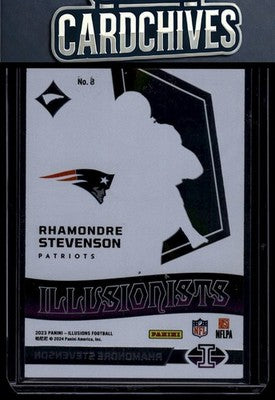 Rhamondre Stevenson 2023 Panini Illusions #8 Illusionists