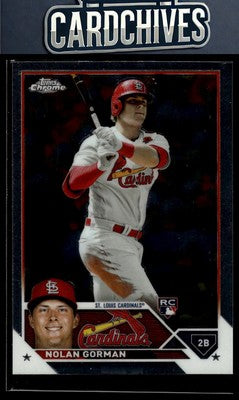 Nolan Gorman 2023 Topps Chrome #192 Rookie RC