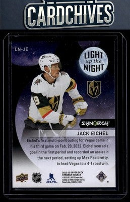 Jack Eichel 2022-23 Upper Deck Synergy #LN-JE Light Up the Night #/899 SN