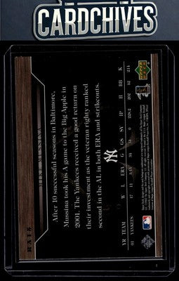 Mike Mussina 2002 Upper Deck #RA15 Return of the Ace