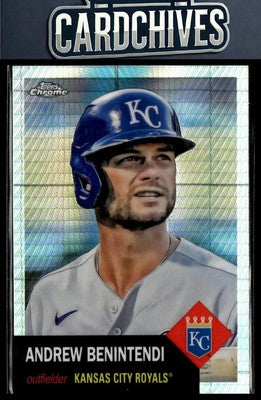 Andrew Benintendi 2022 Topps Chrome Platinum Royals #272 Prism Refractor