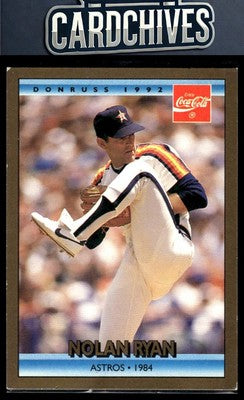 Nolan Ryan 1992 Donruss Coca-Cola Nolan Ryan #18