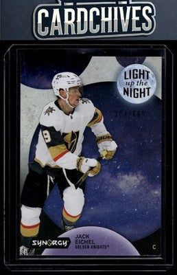 Jack Eichel 2022-23 Upper Deck Synergy #LN-JE Light Up the Night #/899 SN