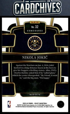 Nikola Jokic 2023-24 Panini Select #32 Blue (Retail Base)