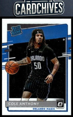 Cole Anthony 2020-21 Donruss Optic #165 Rookie RC