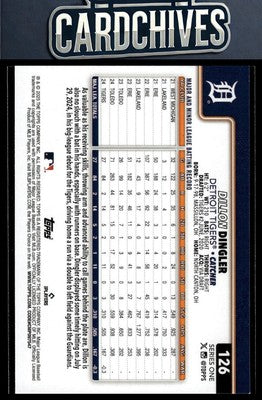 Dillon Dingler 2025 Topps #126 Rookie RC