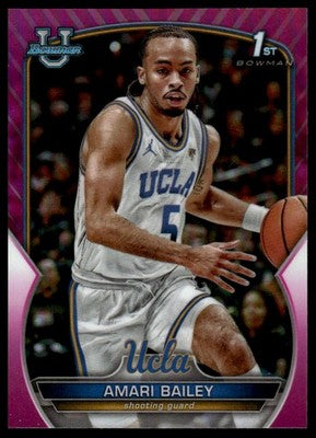 Amari Bailey 2022-23 Bowman University Chrome #69 Pink