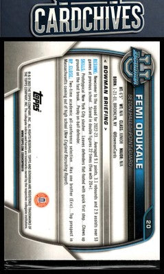 Femi Odukale 2022-23 Bowman University Chrome #20