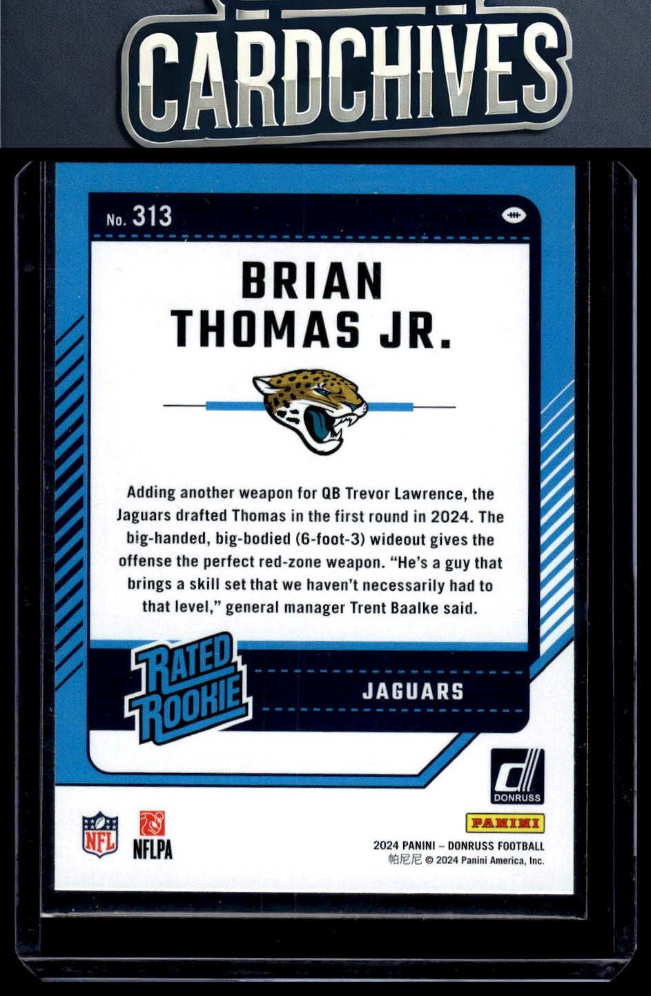 Brian Thomas Jr. 2024 Donruss #313 Rookie RC
