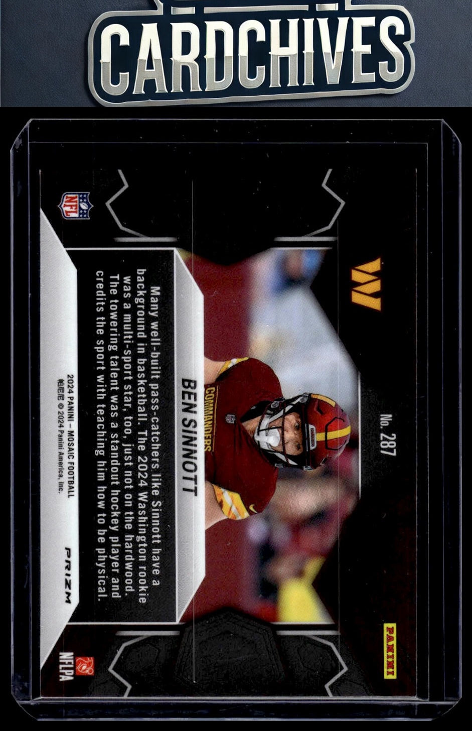 Ben Sinnott 2024 Panini Mosaic #287 Mosaic Reactive Yellow