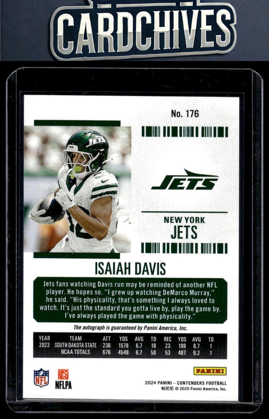 Isaiah Davis 2024 Panini Contenders #176 Divisional Ticket #/99 Auto SN,RC,AU
