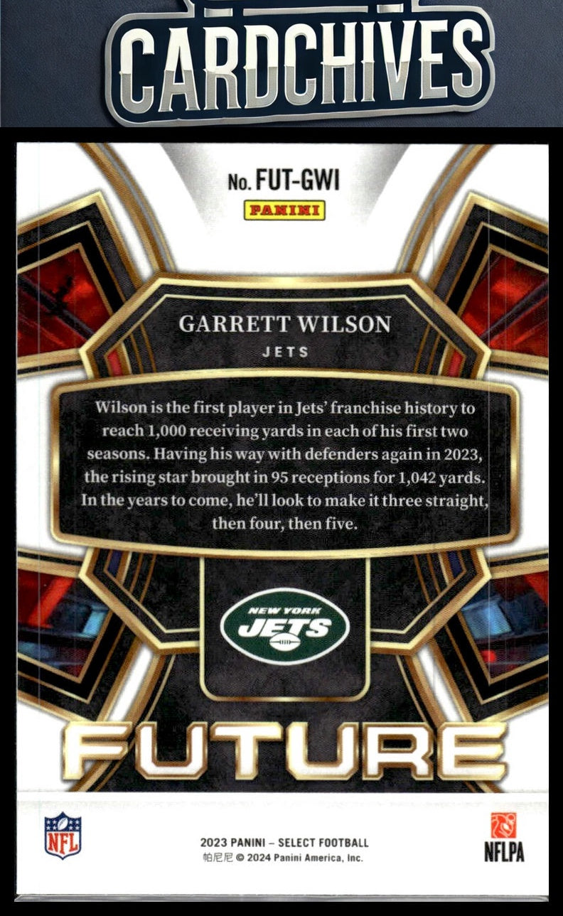 Garrett Wilson 2023 Panini Select #FUT-GWI Select Future