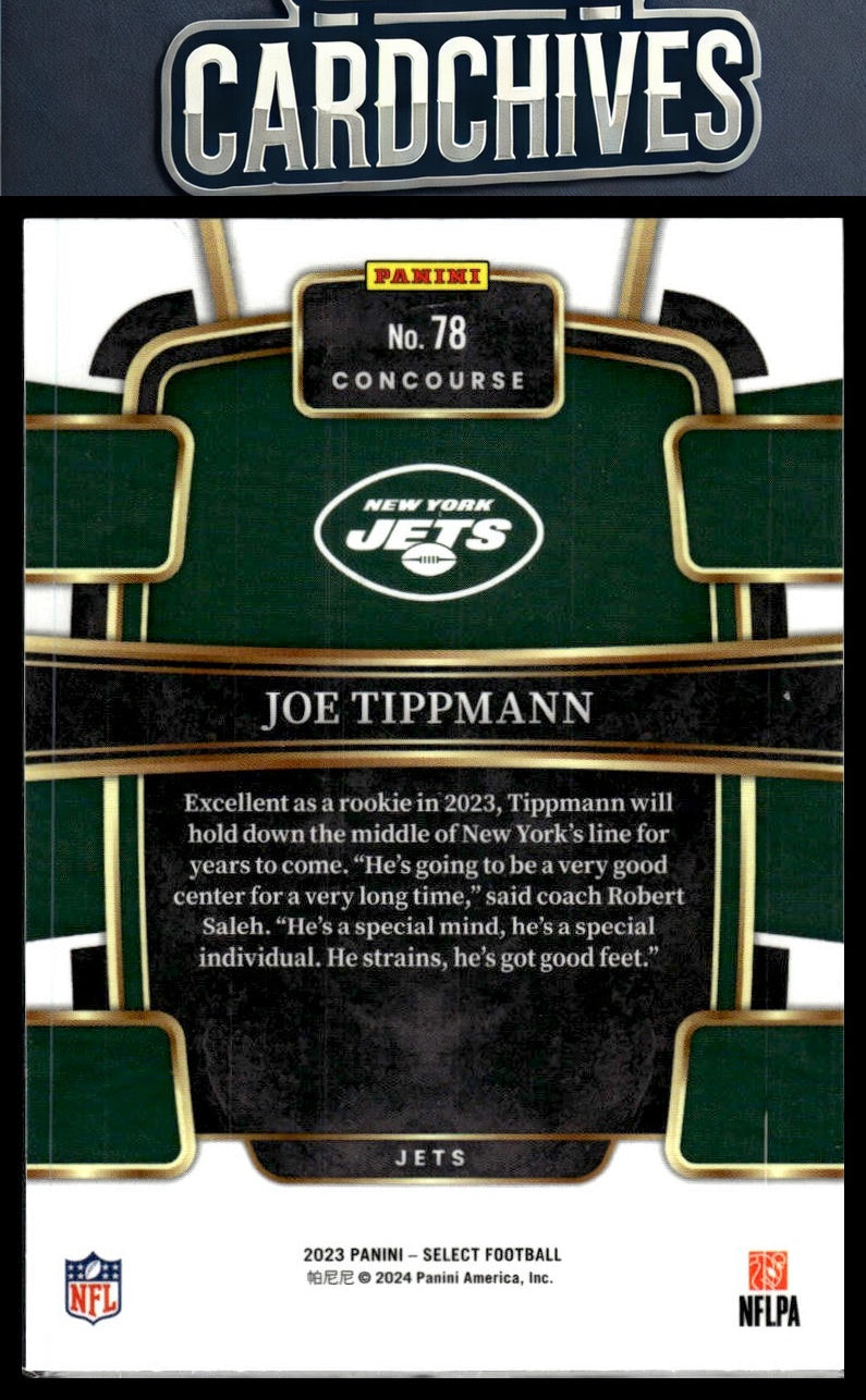 Joe Tippmann 2023 Panini Select #78 Rookie RC