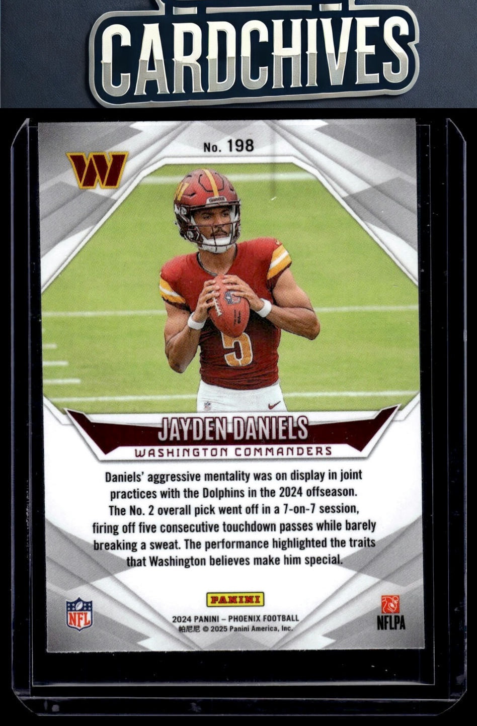 Jayden Daniels 2024 Panini Phoenix #198 Rookie RC