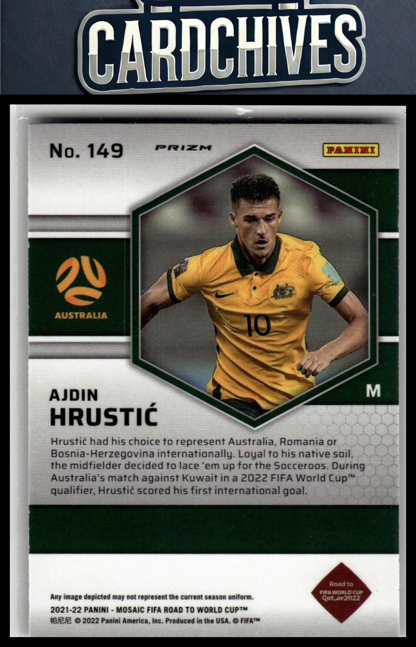Ajdin Hrustic 2021-22 Panini Road to FIFA World Cup #149 Reactive Red RC