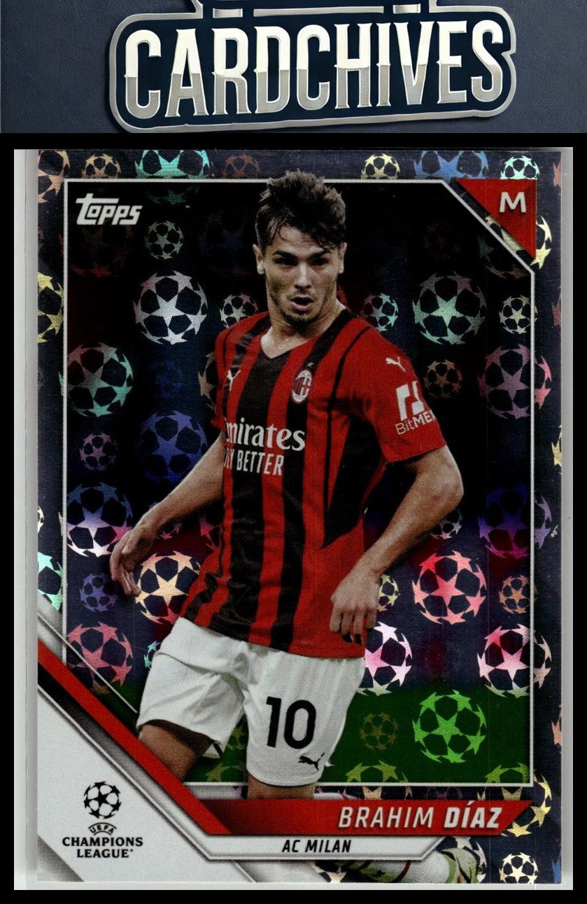 Brahim Díaz 2021-22 Topps UEFA Champions League #87 Starball Foil