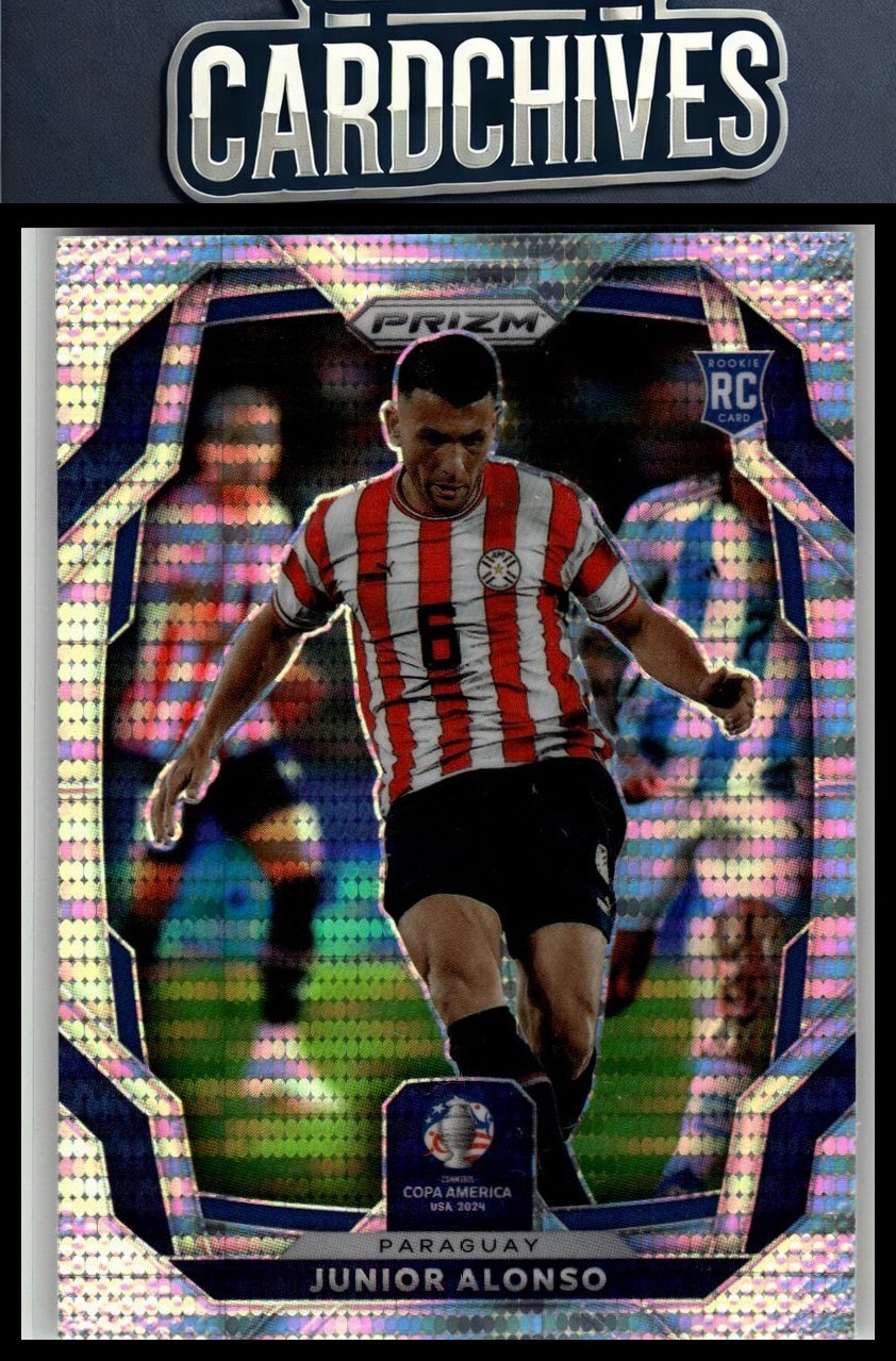 Junior Alonso 2024 Panini Prizm CONMEBOL Copa America #84 Pulsar Rookie