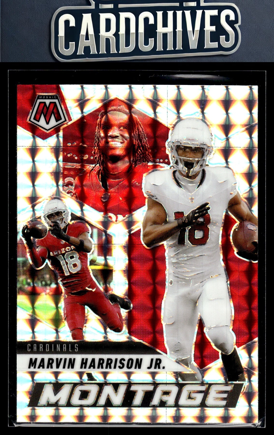 Marvin Harrison Jr. 2025 Panini Mosaic #11 Montage Mosaic