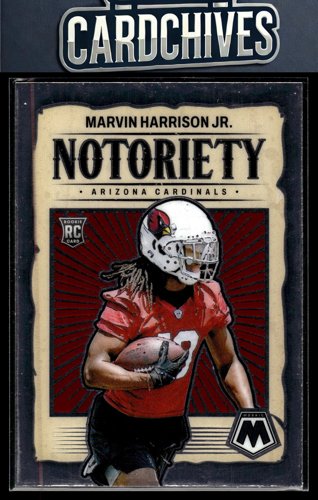 Marvin Harrison Jr. 2024 Panini Mosaic #22 Notoriety