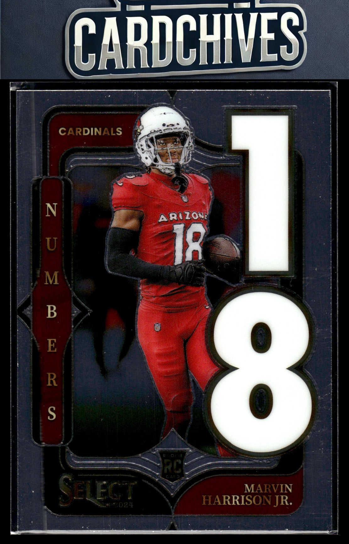 Marvin Harrison Jr. 2024 Panini Select #4 Select Numbers