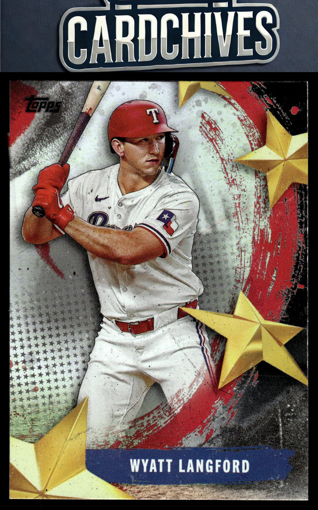 Wyatt Langford 2025 Topps #SMLB-55 Stars of MLB