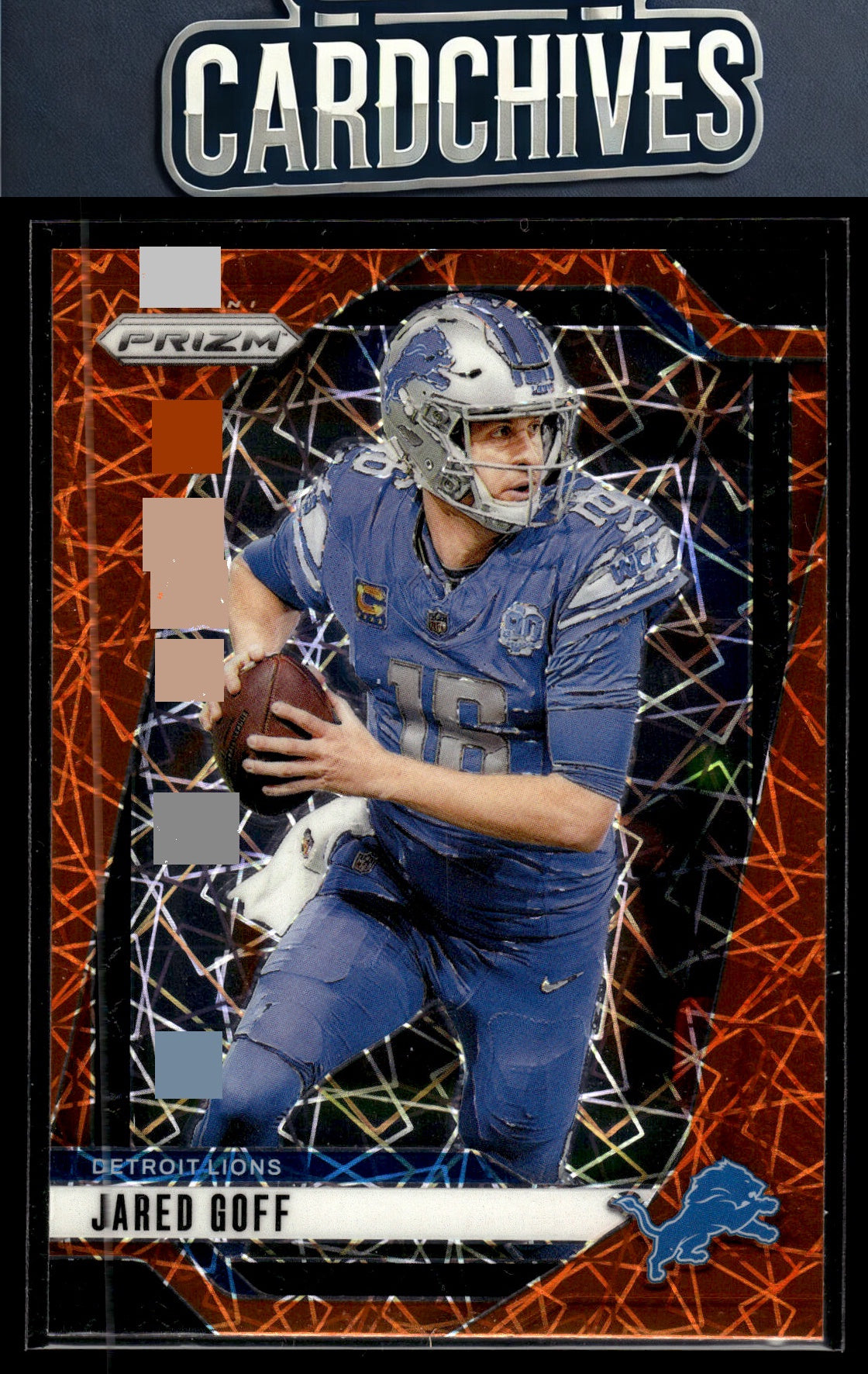 Jared Goff 2024 Panini Prizm #92 Lazer