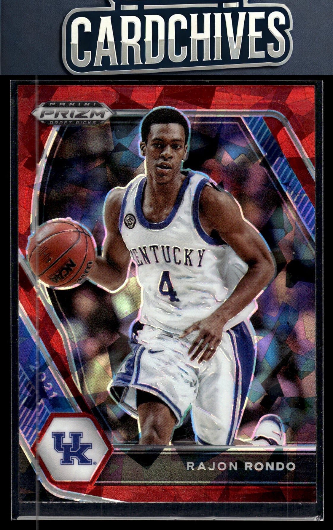 Rajon Rondo 2021 Panini Prizm Draft Picks #97 Red Ice