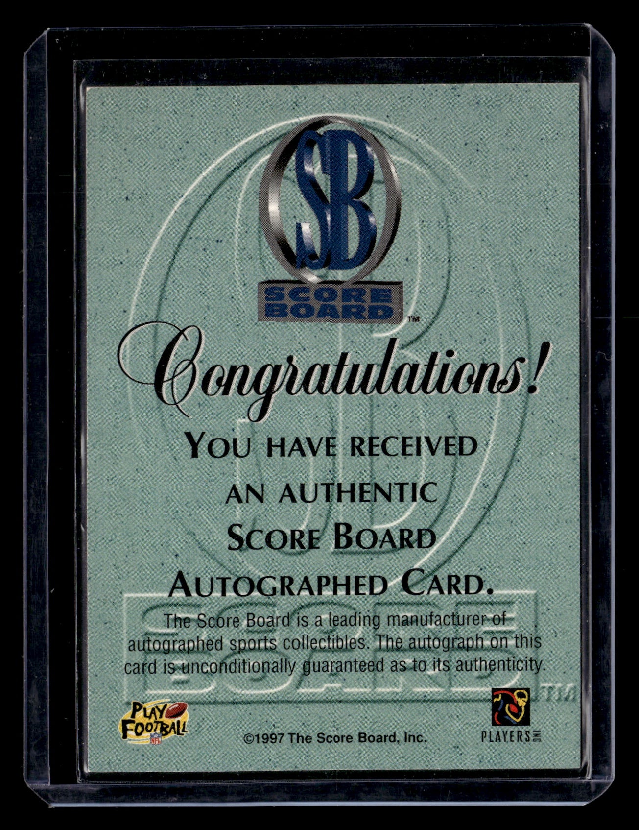 John Allred 1997-98 Score Board Autographed Collection #NNO Autographs Auto AU