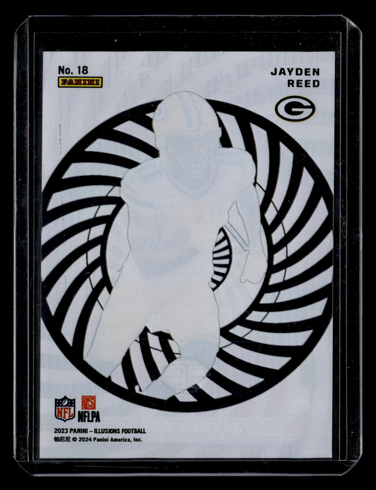 Jayden Reed 2023 Panini Illusions #18 Mystique Mosaic