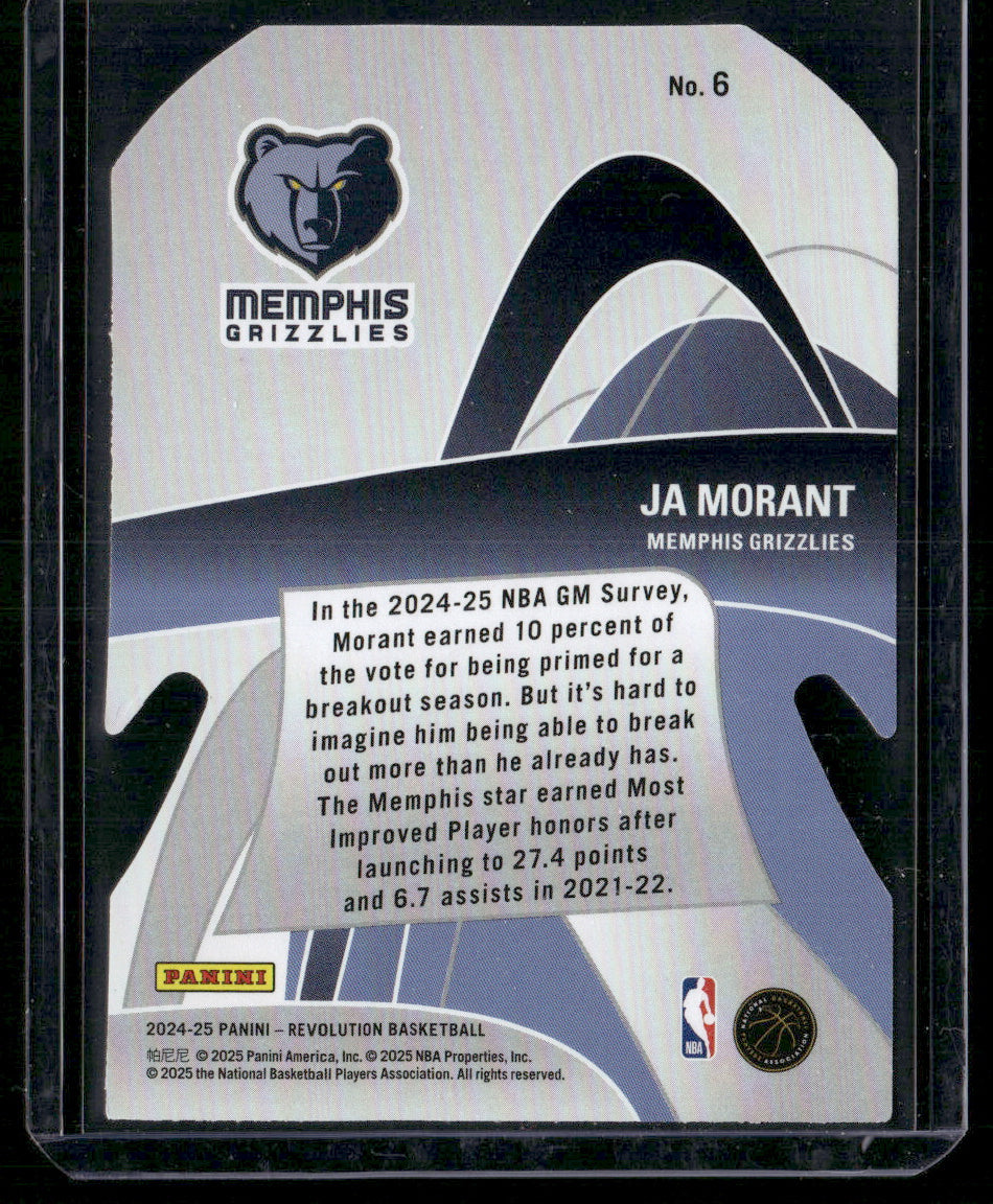 Ja Morant 2024-25 Panini Revolution #6 Liftoff!