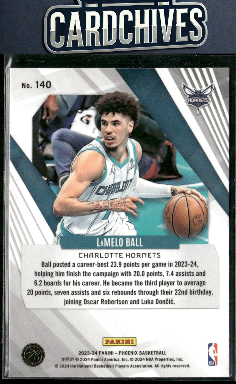 LaMelo Ball 2023-24 Panini Phoenix #140 Phoenix Red Ice