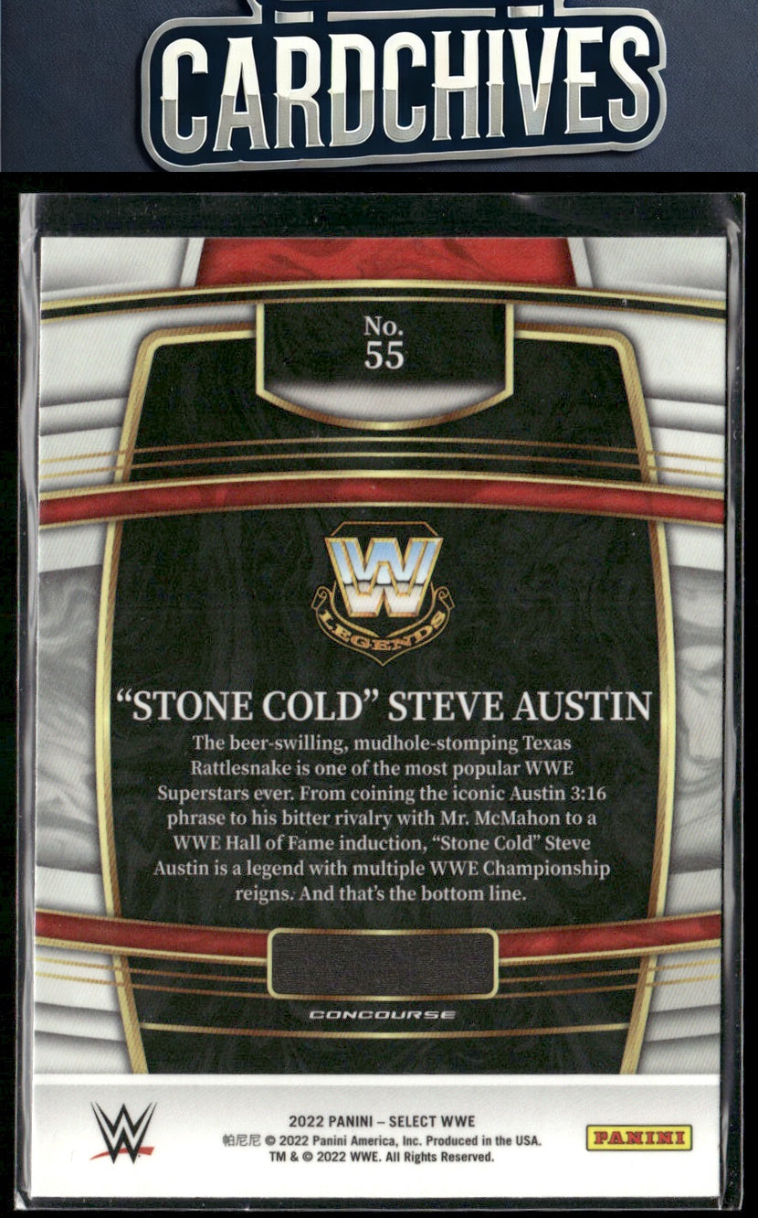 Stone Cold Steve Austin 2022 Panini Select WWE #55