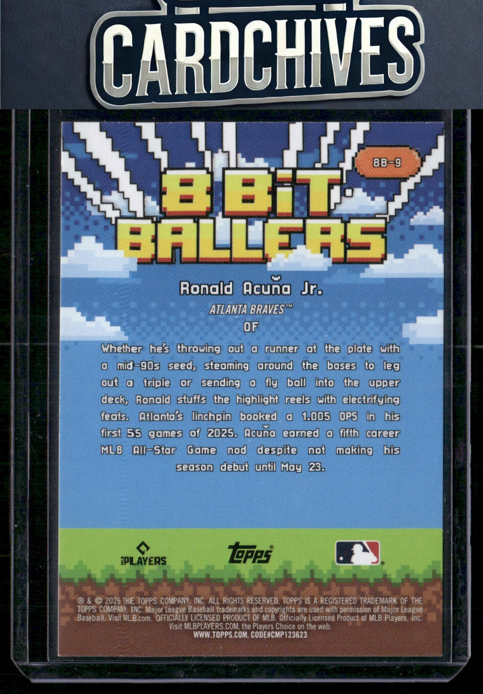 Ronald Acuna Jr. 2026 Topps #8B-9 8 Bit Ballers