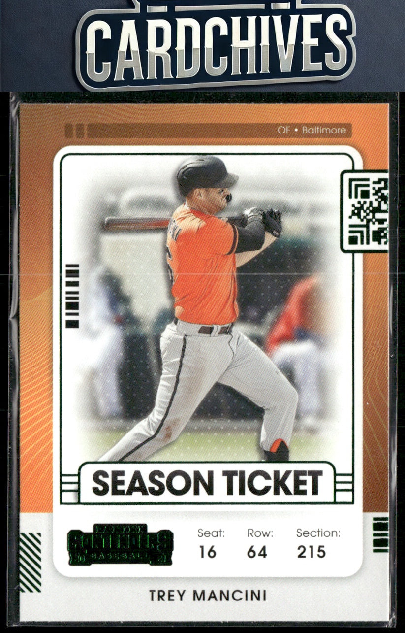 Trey Mancini 2021 Panini Contenders #88 Green