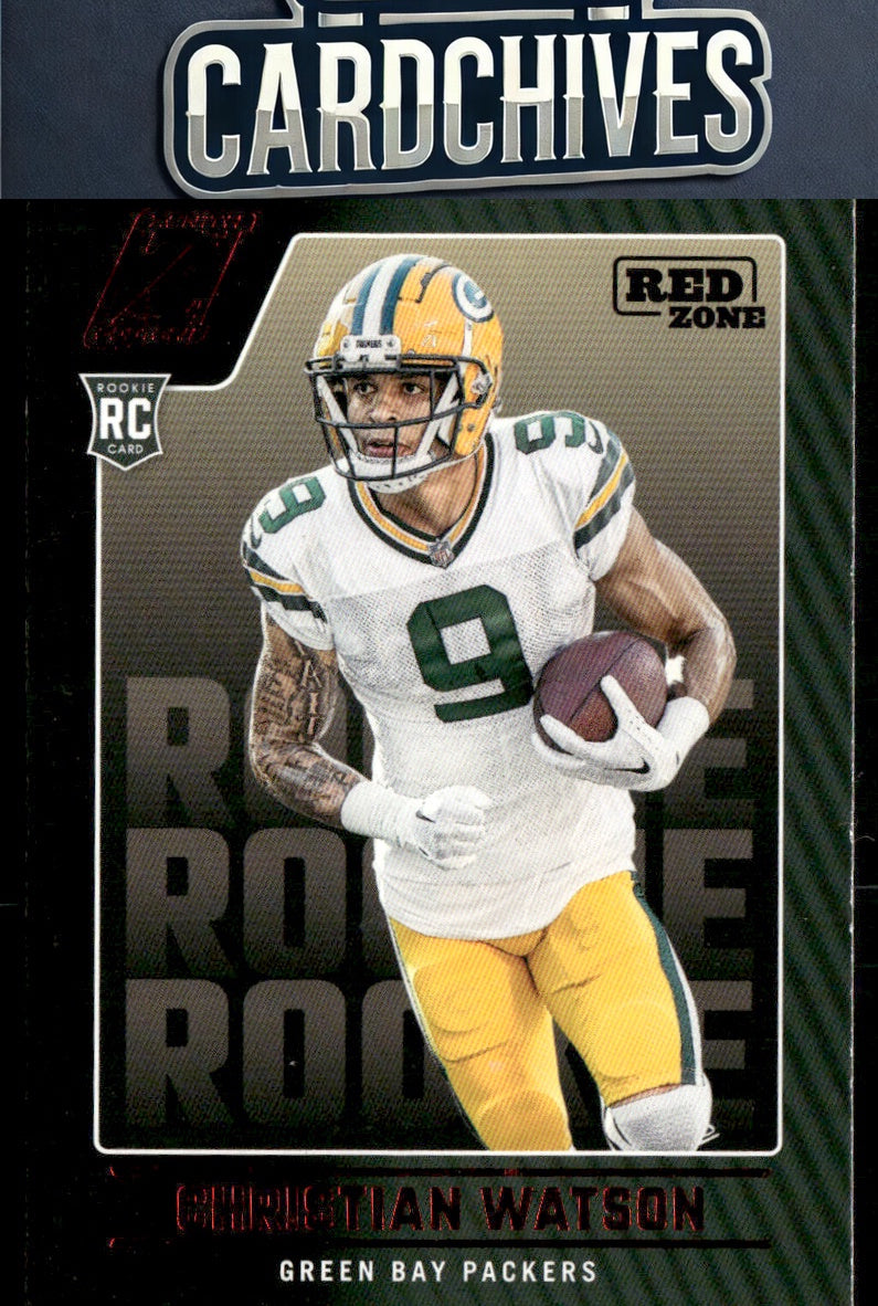Christian Watson 2022 Zenith #119 Red Zone Rookie RC