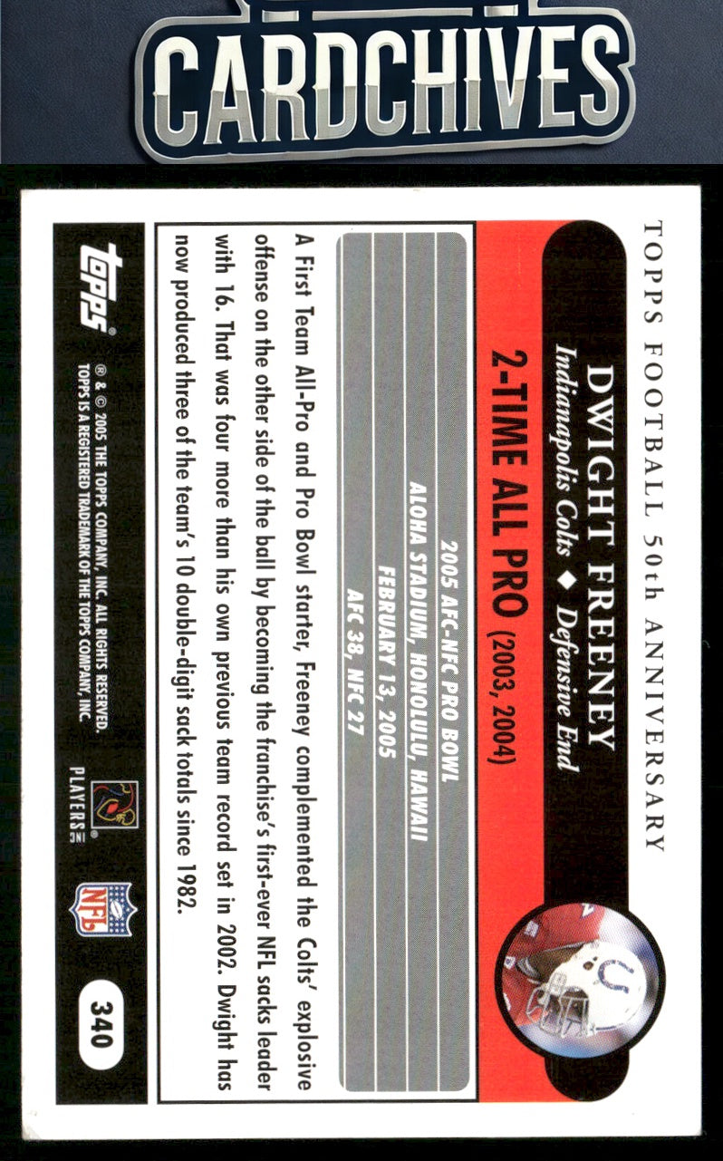 Dwight Freeney 2005 Topps 1st Edition #340