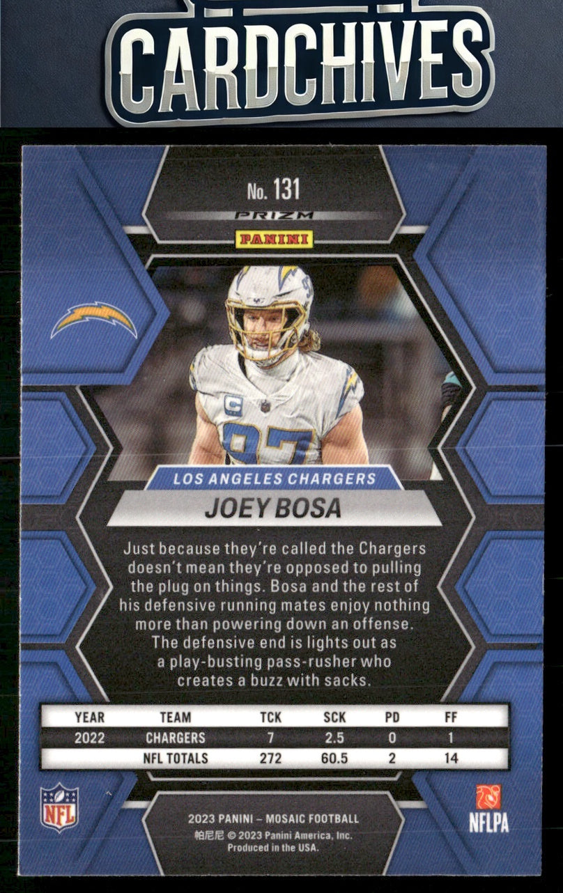Joey Bosa 2023 Panini Mosaic #131 Mosaic