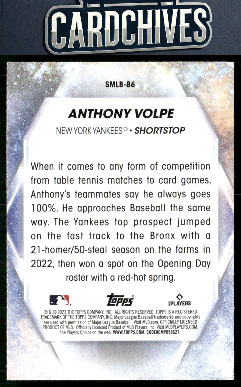 Anthony Volpe 2023 Topps Update #SMLB-86 Stars of MLB