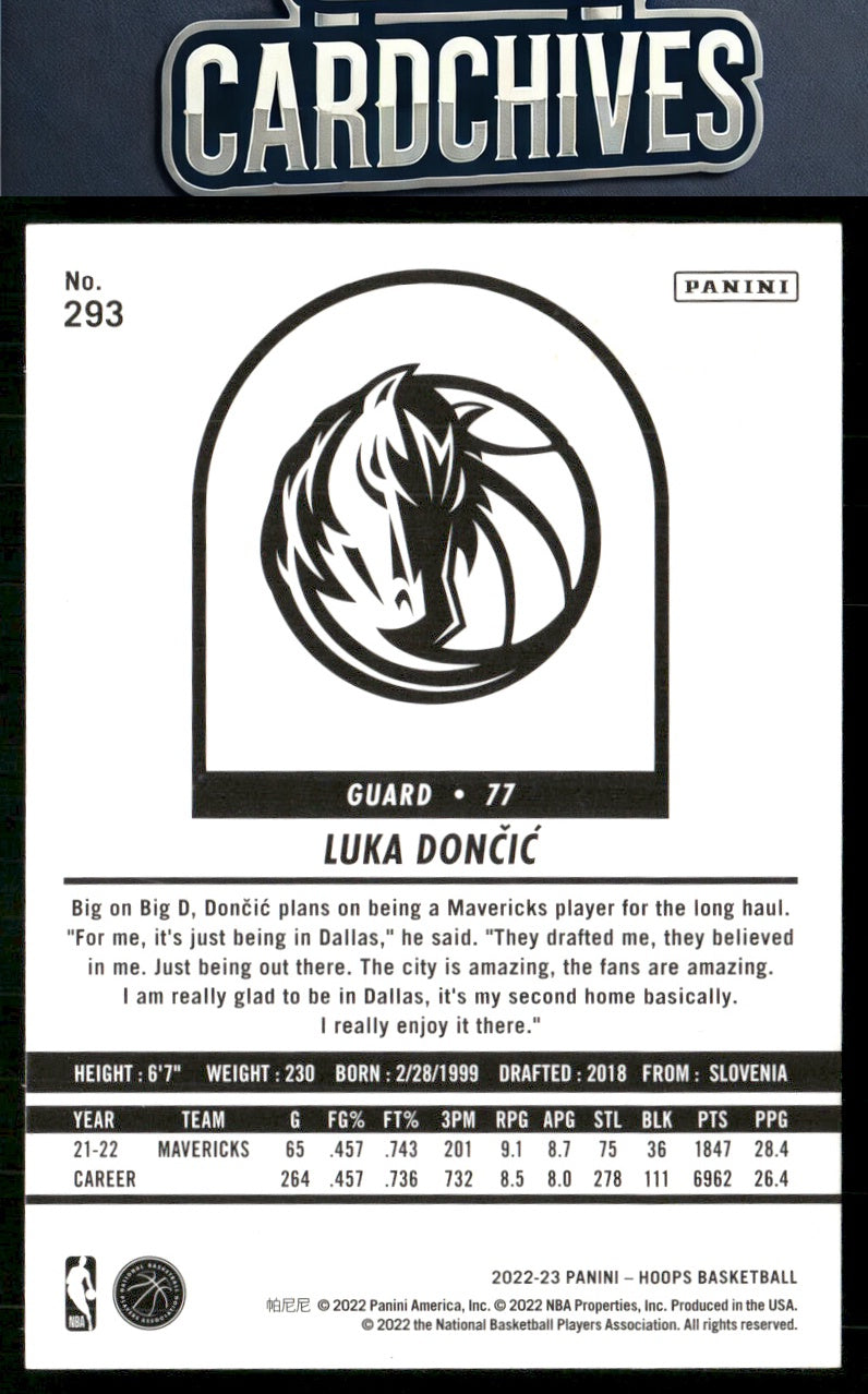 Luka Doncic 2022-23 Hoops Winter #293