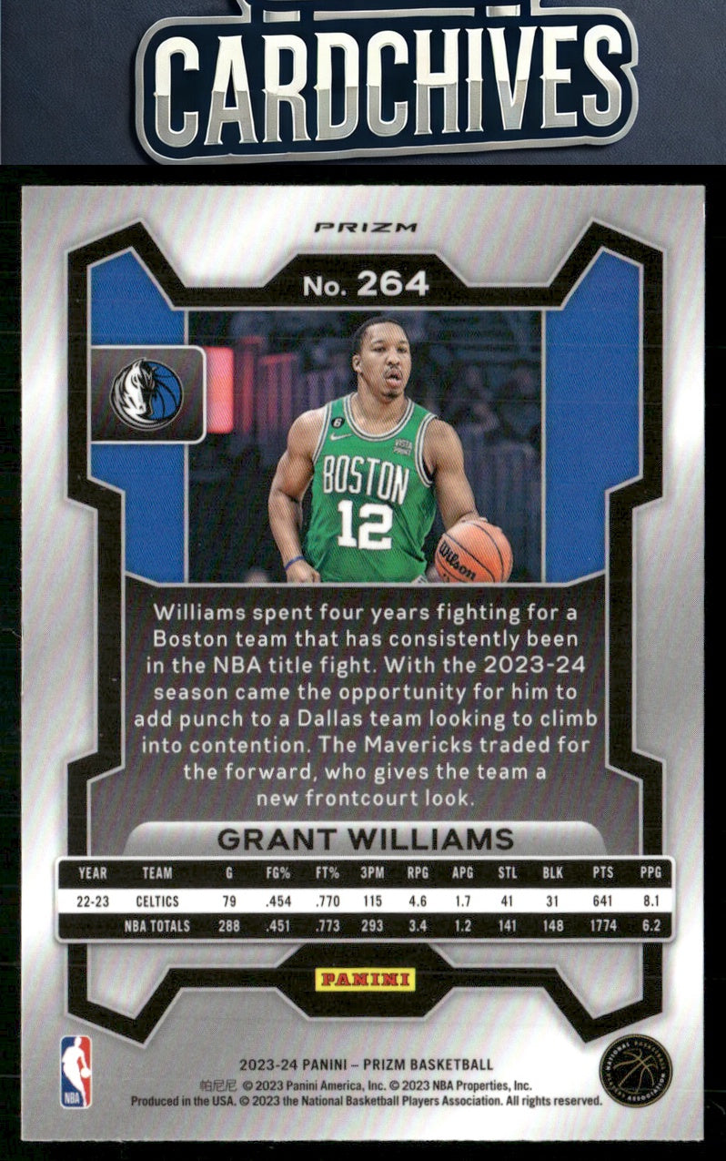 Grant Williams 2023-24 Panini Prizm #264 Prizms Ice