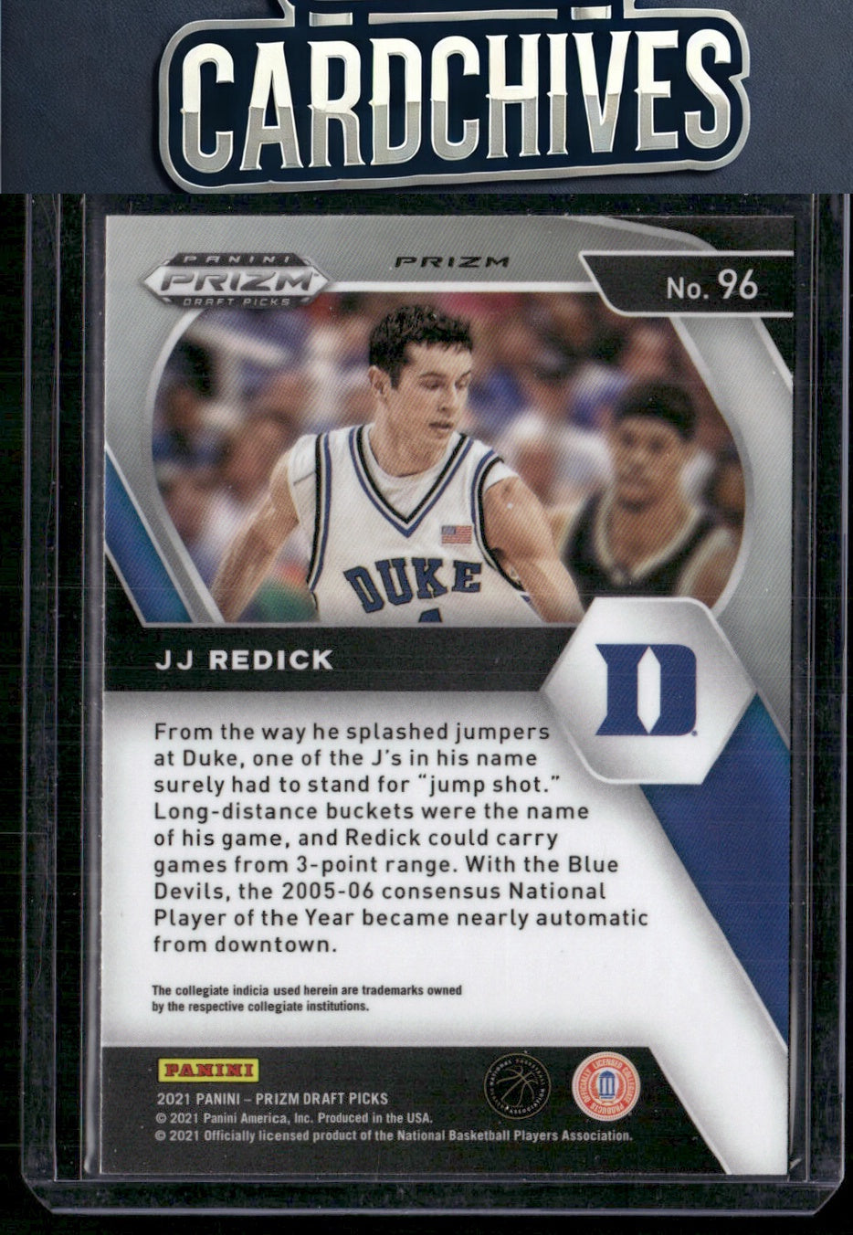 JJ Redick 2021 Panini Prizm Draft Picks #96 Green