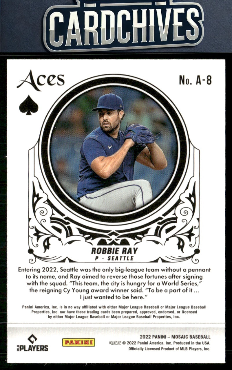 Robbie Ray 2022 Panini Mosaic #A-8 Aces