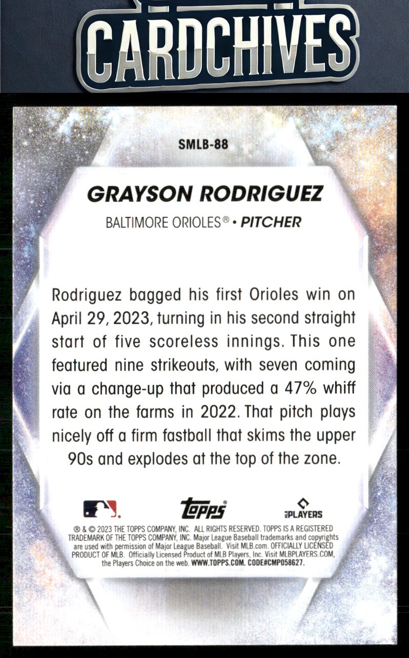 Grayson Rodriguez 2023 Topps Update #SMLB-88 Stars of MLB