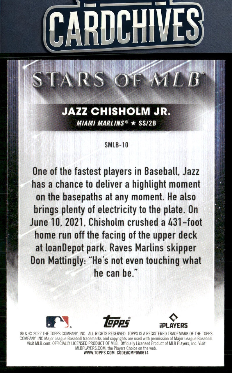 Jazz Chisholm Jr. 2022 Topps #SMLB-10 Stars of MLB