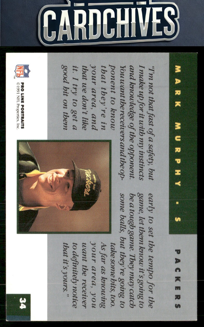 Mark Murphy 1991 Pro Line Portraits #34