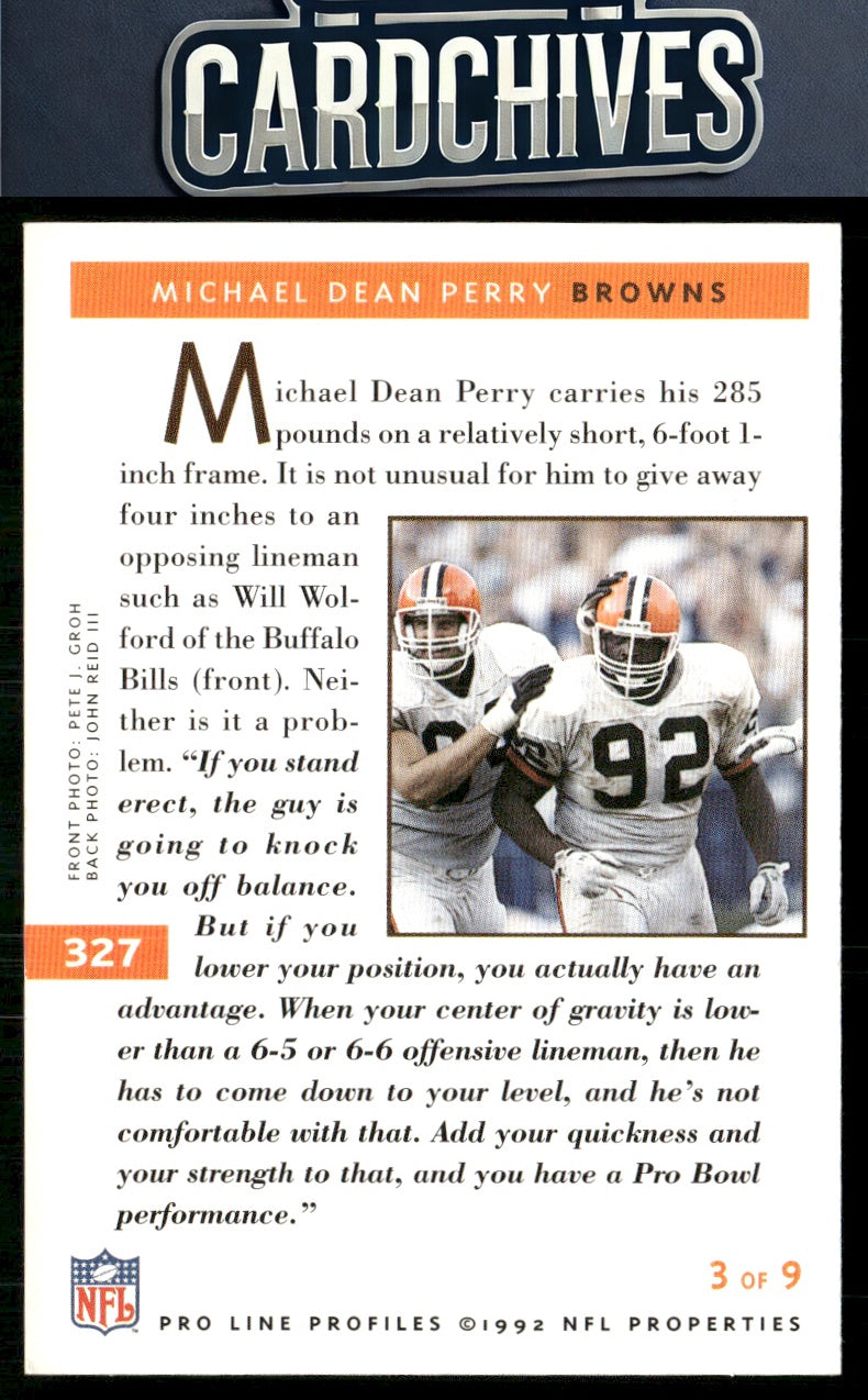 Michael Dean Perry 1992 Pro Line Profiles #327