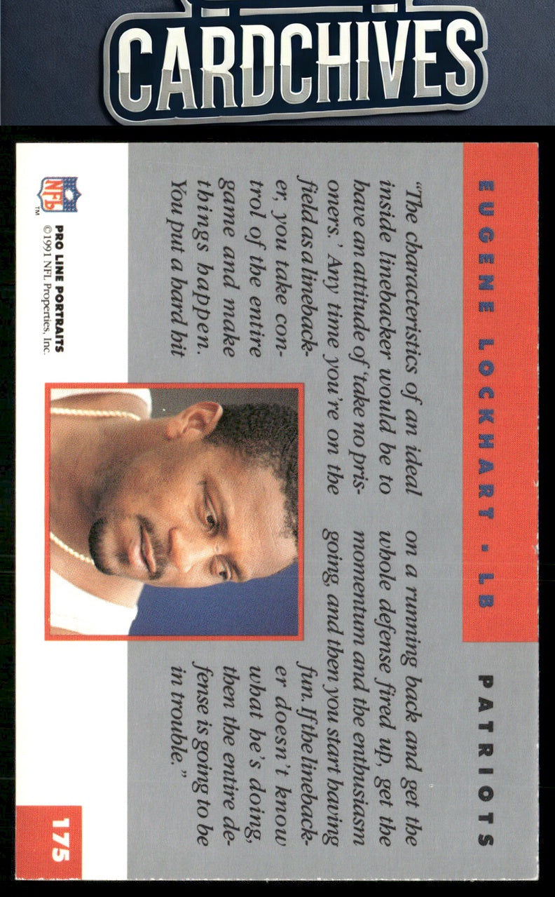 Eugene Lockhart 1991 Pro Line Portraits #175