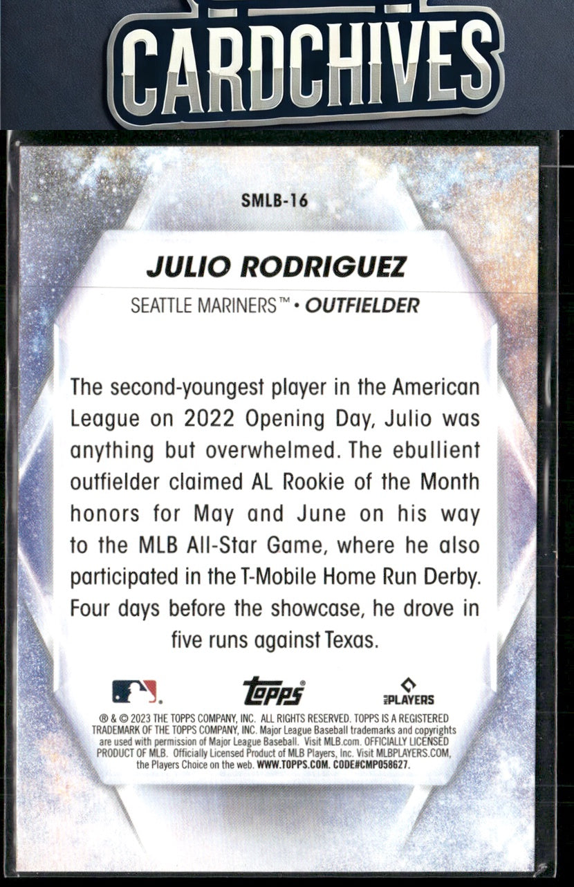 Julio Rodriguez 2023 Topps #SMLB-16 Stars of MLB
