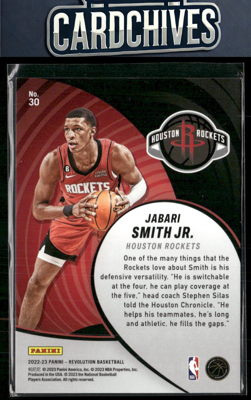 Jabari Smith Jr. 2022-23 Panini Revolution #30 Vortex